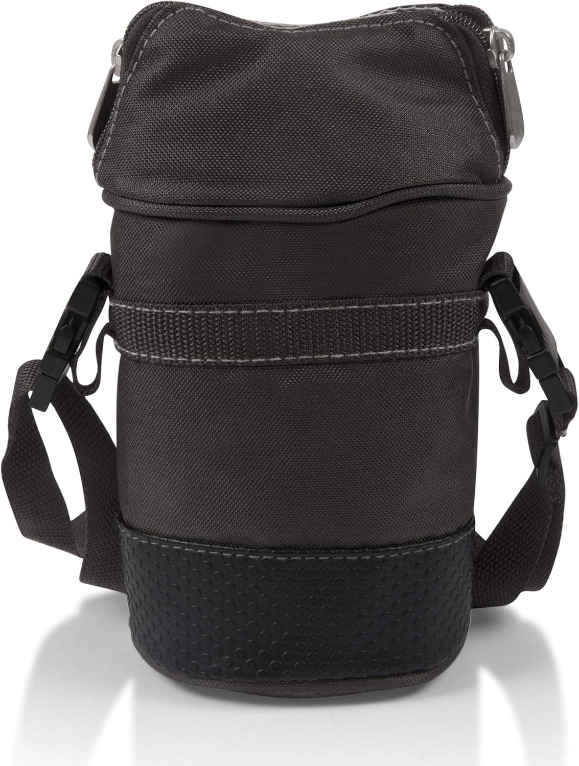 imageONIVA Picnic Time Turismo Backpack Cooler With Water Bottle Carrier Soft Cooler Travel Bag BlackBlack