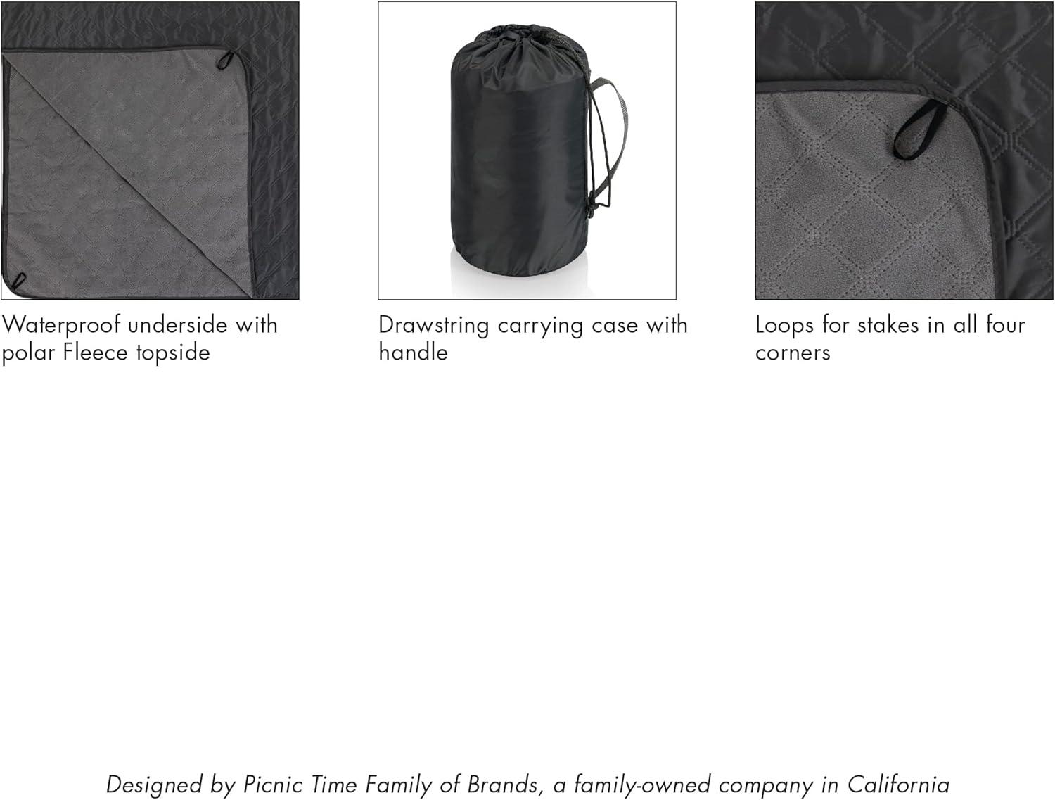 imagePICNIC TIME AllPurpose Machine Washable Stadium Blanket Picnic Blanket Beach BlanketBurgundy