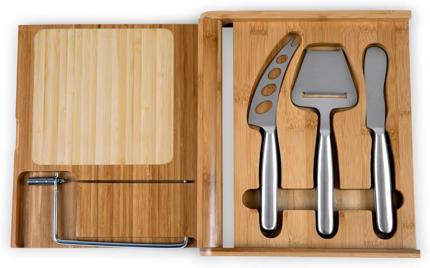 imageTOSCANA a Picnic Time Brand Soiree Cheese BoardTool Set