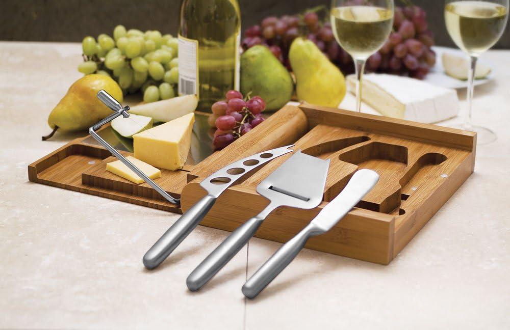 imageTOSCANA a Picnic Time Brand Soiree Cheese BoardTool Set