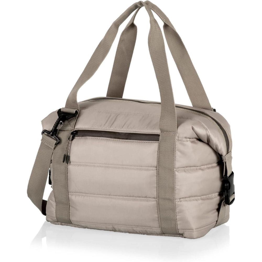 imageONIVA AllDay Quilted Washable Insulated Cooler Bag Soft Cooler Bag Picnic Cooler Shale BrownShale Brown