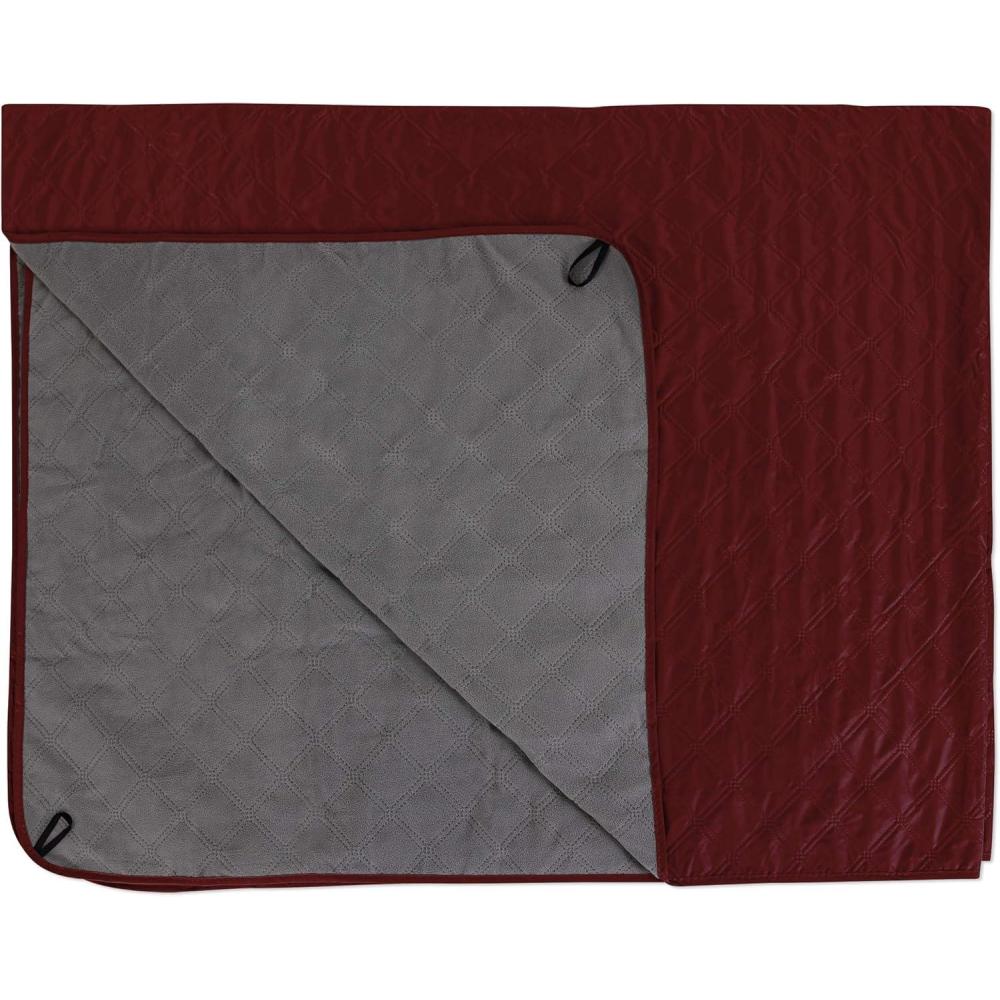 imagePICNIC TIME AllPurpose Machine Washable Stadium Blanket Picnic Blanket Beach BlanketBurgundy