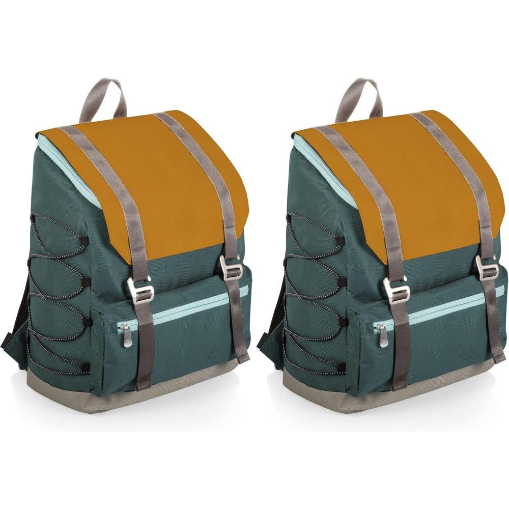 imagePICNIC TIME OTG Traverse Backpack Cooler Soft Cooler Hiking BackpackYellow