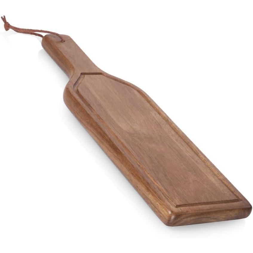imageTOSCANA a Picnic Time brand Botella Cheese Cutting Board ampamp Serving Tray One Size ParawoodAcacia Wood