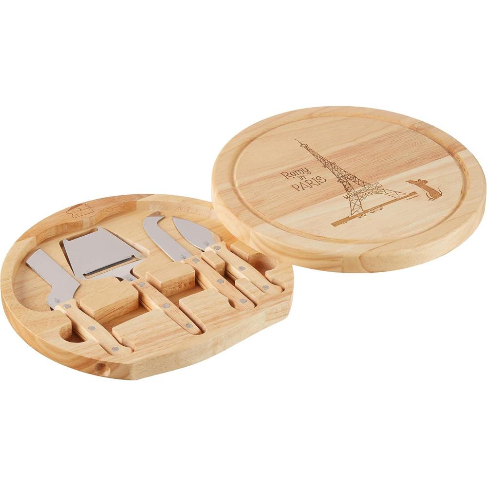 imageTOSCANA  a Picnic Time brand Circo Cheese Cutting Board ampamp Tools Set Brown Disney Mickey ampamp Minnie Mouse 8540050510311Disney Pixar Ratatouille  Parawood