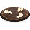 Lazy Susan Acacia Serving Tray, 18-Inch