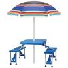 ONIVA – a Picnic Time brand 5 Ft. Portable Beach Umbrella, Lightweight Sun Shade Umbrella with Adjustable Tilt and UV Sun Protection