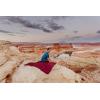 PICNIC TIME All-Purpose Machine Washable Stadium Blanket, Picnic Blanket, Beach Blanket(Burgundy)