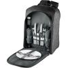 PICNIC TIME PT-Colorado Picnic Backpack, Modern Backpack Cooler with Deluxe Set for 2, Fully Insulated Cooler Bag with 20-can Capacity for Beach, Hiking, and Outdoors(Gray)