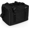 PICNIC TIME Tarana Superthick Cooler Bag with Removable Shoulder Strap, 12 Can Insulated Soft Cooler, Beach Cooler, Insulated Camping Cooler, Picnic Cooler, (Black)(Black)