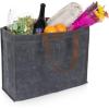 PICNIC TIME Unisex Market Waxed Canvas Tote With Leatherette Handles, Versatile Large Canvas Tote, Heavy-duty Oversized Travel Beach Bag