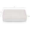 Picnic TIME 4 Pack Reusable Ice Packs, Ice Packs for Lunch Boxes and Coolers, Long Lasting Feezer Packs (White)