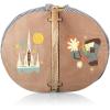 Picnic TIME Disney Mickey Mouse & Minnie Mouse Country Vintage Picnic Basket with Lid, Wicker Picnic Basket for 2, (Navy Blue & White Stripe)(Star Wars Mandalorian Grogu – Navy Blue & White Stripe)