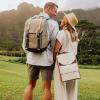 Picnic TIME PT-Frontier Picnic Backpack – Backpack Cooler with Picnic Set – Cooler Backpack Picnic Kit, (Heathered Gray)