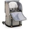 Picnic TIME PT-Frontier Picnic Backpack – Backpack Cooler with Picnic Set – Cooler Backpack Picnic Kit, (Heathered Gray)