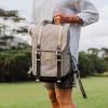 Picnic TIME PT-Frontier Picnic Backpack – Backpack Cooler with Picnic Set – Cooler Backpack Picnic Kit, (Heathered Gray)