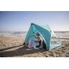 Pismo A-Frame Beach Tent – Pop Up Tent – Beach Umbrella Shade (Aqua Blue)