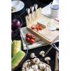 TOSCANA – a Picnic Time brand Asiago Cheese Board and Knife Set, Charcuterie Board Set, Wood Cutting Board with Cheese Knives, (Parawood)