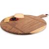 TOSCANA Madera Charcuterie Board Round – Caribbean Walnut, Caribbean Walnut(Caribbean Walnut)