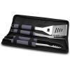 ONIVA – a Picnic Time Brand Metro 3-Piece BBQ Tool Set in Carry Case, Black(Black/Grey)