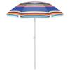 ONIVA – a Picnic Time brand 5 Ft. Portable Beach Umbrella, Lightweight Sun Shade Umbrella with Adjustable Tilt and UV Sun Protection