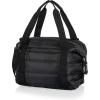 ONIVA All-Day Quilted Washable Insulated Cooler Bag, Soft Cooler Bag, Picnic Cooler, (Shale Brown)(Obsidian Black)