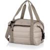 ONIVA All-Day Quilted Washable Insulated Cooler Bag, Soft Cooler Bag, Picnic Cooler, (Shale Brown)(Shale Brown)