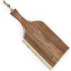 PICNIC TIME Artisan 30″ Acacia Charcuterie Board with Raw Wood Edge, Wooden Cutting Board with Handle, All-Purpose Serving Platter, Decorative and Reversible Serving Plank (Acacia Wood)(18-inch)