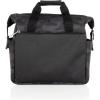 PICNIC TIME On The Go Lunch Bag, Stylish Soft Cooler Bag, Expandable Insulated Lunch Box, Portable Cooler Lunchbox with Dual Compartment Design and Velcro Side Straps, (Heathered Gray)(Black Camo)