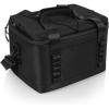 PICNIC TIME Tarana Superthick Cooler Bag with Removable Shoulder Strap, 12 Can Insulated Soft Cooler, Beach Cooler, Insulated Camping Cooler, Picnic Cooler, (Black)(Black)