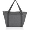 PICNIC TIME Topanga Tote Cooler Bag, Versatile Insulated Cooler Bag with 24-Can Capacity, Soft Insulated Tote with Water-Resistant Interior Liner, Long Straps, and Exterior Pocket, (Red)(Heathered Gray)