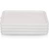 Picnic TIME 4 Pack Reusable Ice Packs, Ice Packs for Lunch Boxes and Coolers, Long Lasting Feezer Packs (White)