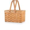 Picnic TIME Poppy Personal Picnic Basket – Insulated Lunch Bag – Retro Lunch Box, (Beige)