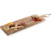 TOSCANA – a Picnic Time brand – Ravi Round Charcuterie Board, Wood Serving Platter, Cheese Board, (Mango Wood)(29 x 9)