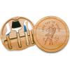 TOSCANA – a Picnic Time brand Circo Cheese Cutting Board & Tools Set, Brown, Disney Mickey & Minnie Mouse (854-00-505-103-11)(Disney Nightmare Before Christmas Jack & Sally – Parawood)