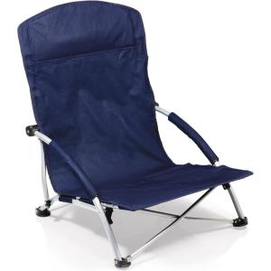 ONIVA – a Picnic Time brand – Tranquility Beach Chair with Carry Bag – Low Beach Chair(Navy)