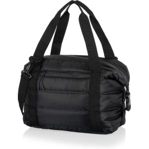 ONIVA All-Day Quilted Washable Insulated Cooler Bag, Soft Cooler Bag, Picnic Cooler, (Shale Brown)(Obsidian Black)