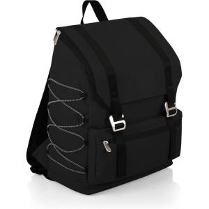 PICNIC TIME OTG Traverse Backpack Cooler, Soft Cooler, Hiking Backpack(Black)