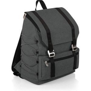 PICNIC TIME OTG Traverse Backpack Cooler, Soft Cooler, Hiking Backpack(Heathered Gray)