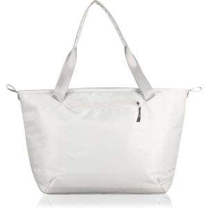 PICNIC TIME Tarana Insulated Lunch Tote Bag for Women, Large Reusable Cooler Tote Made from 15 Recycled Bottles, Stylish Purse Lunch Bag with Compartments, Portable Picnic Tote (Aurora Blue)(Halo Gray)
