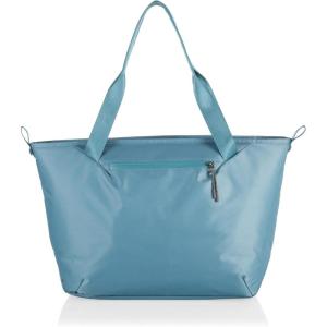 PICNIC TIME Tarana Insulated Lunch Tote Bag for Women, Large Reusable Cooler Tote Made from 15 Recycled Bottles, Stylish Purse Lunch Bag with Compartments, Portable Picnic Tote (Aurora Blue)(Aurora Blue)