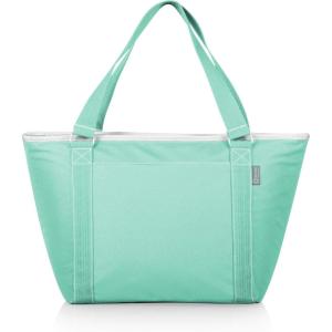 Picnic TIME Topanga Tote Cooler Bag, Versatile Insulated Cooler Bag with 24-Can Capacity, Soft Insulated Tote with Water-Resistant Interior Liner, Long Straps, and Exterior Pocket, (Teal)(Teal)