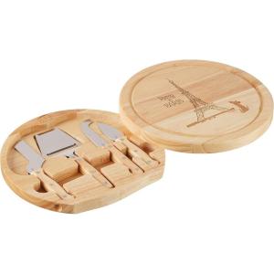 TOSCANA – a Picnic Time brand Circo Cheese Cutting Board & Tools Set, Brown, Disney Mickey & Minnie Mouse (854-00-505-103-11)(Disney Pixar Ratatouille – Parawood)