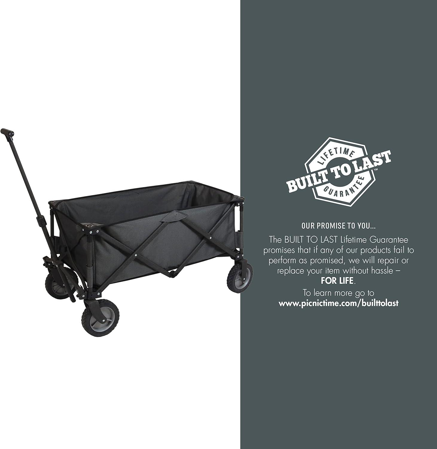 imageNHL Columbus Blue Jackets Adventure Wagon Folding Wagon Wagon Cart Sport Utility Wagon Beach Wagon Collapsible