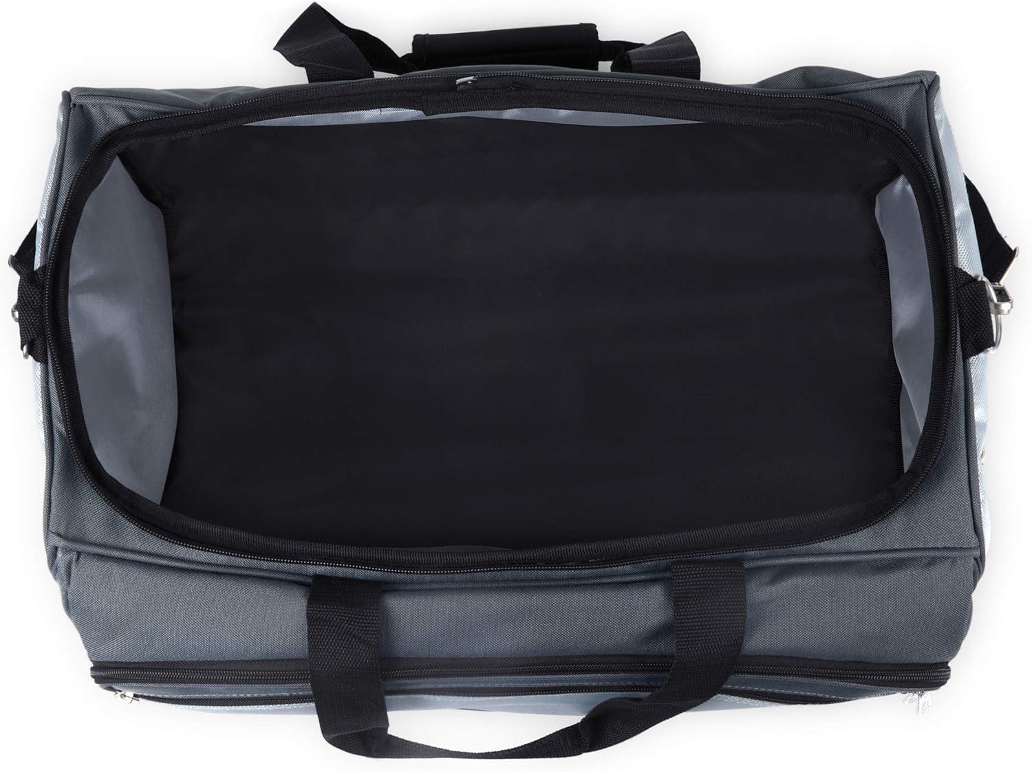 imageONIVA a Picnic Time brand Buccaneer Portable Charcoal Grill ampamp Cooler Tote Black with Gray AccentsOne Size