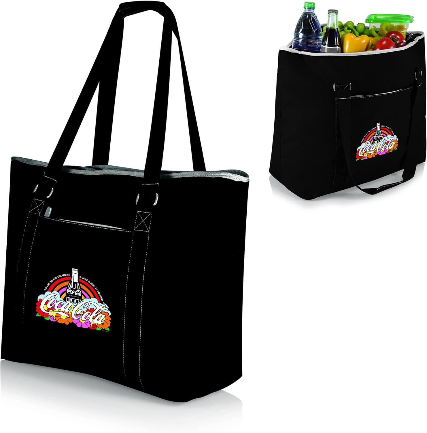 imagePICNIC TIME CocaCola Unity Buy The World A Coke Tahoe XL Tote Cooler Bag Soft Cooler Bag Picnic Cooler Black