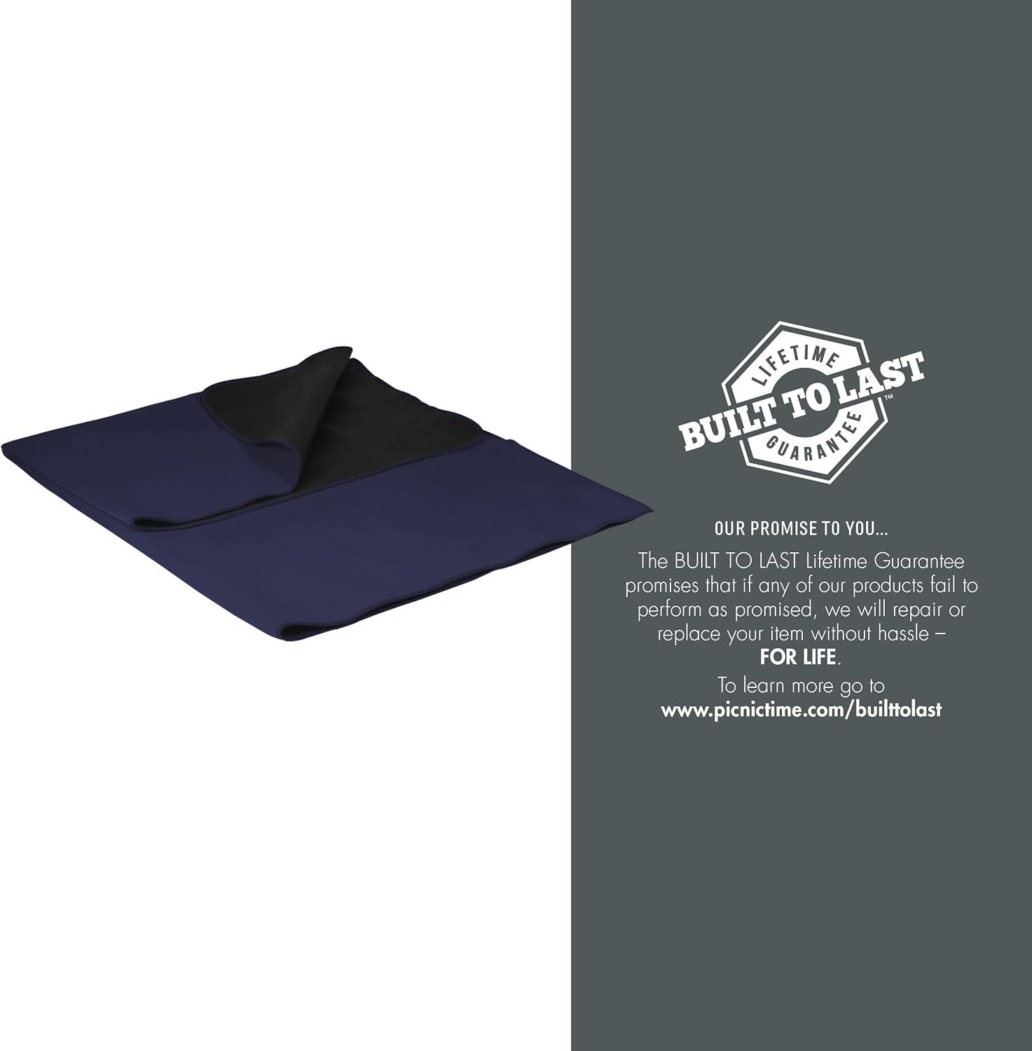 imagePICNIC TIME Disney Pixar Toy Story Buzz Lightyear Blanket Tote Outdoor Picnic Blanket Beach Blanket Camping Blanket Navy Blue with Black Flap