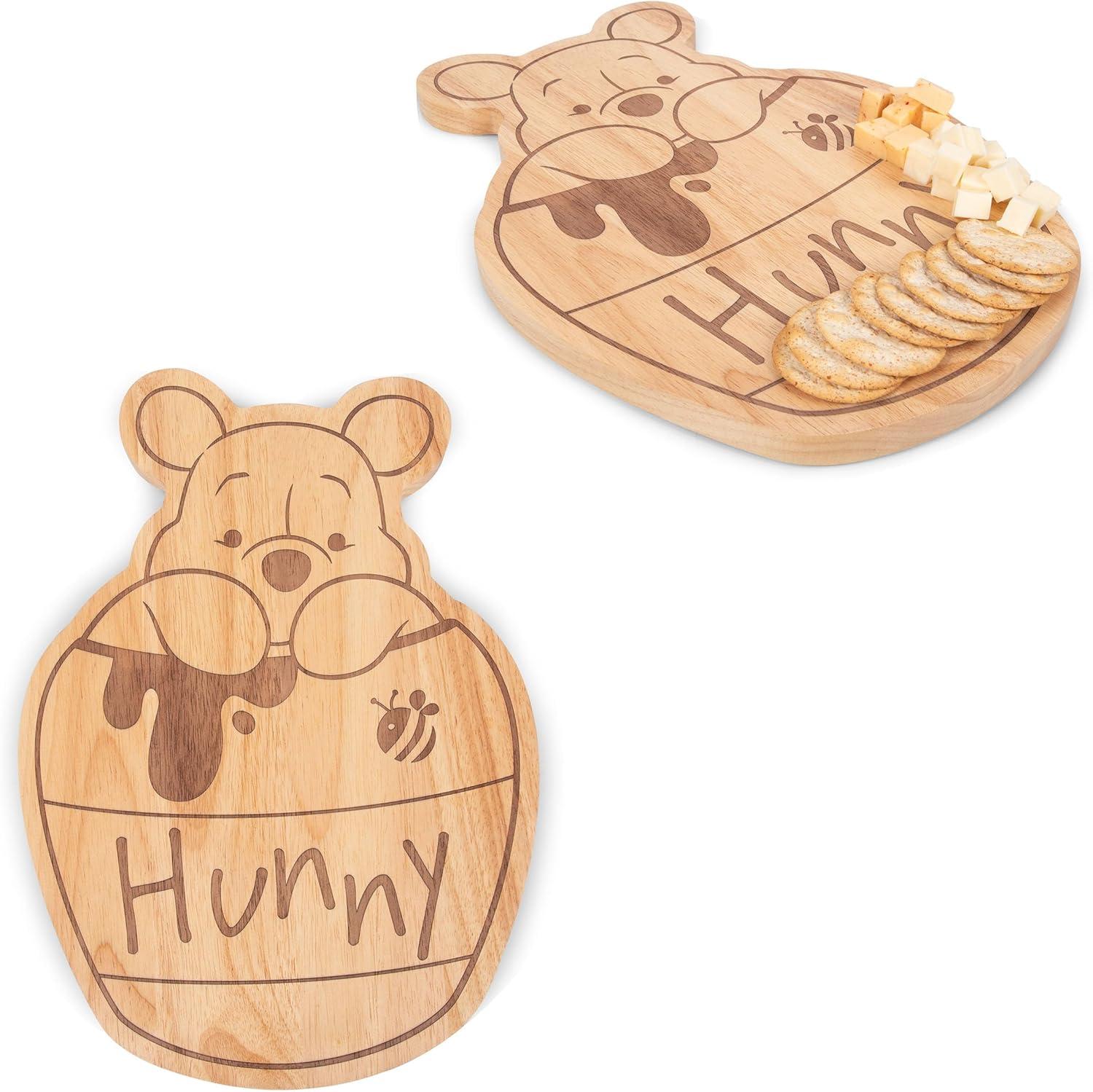 imagePICNIC TIME Disney Winnie the Pooh Serving Board Charcuterie Board Set Wood Cutting Board Parawood