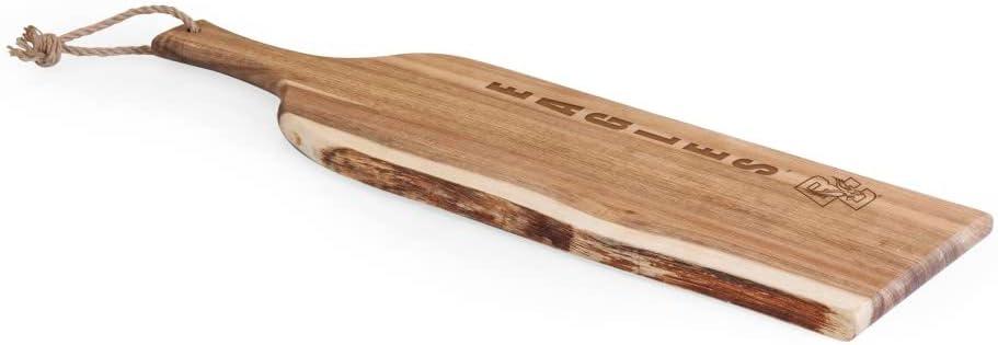imagePICNIC TIME NCAA App State Mountaineers Artisan 24quot Acacia Charcuterie Board with Raw Wood Edge Cheese Board Serving Platter Acacia Wood
