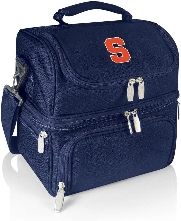 imagePICNIC TIME NCAA Nebraska Cornhuskers Pranzo Lunch Bag Insulated Lunch Box with Picnic Set Lunch Cooler BagNavy Blue